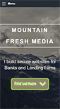 Mobile Screenshot of mountainfreshmedia.com