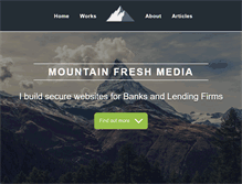 Tablet Screenshot of mountainfreshmedia.com